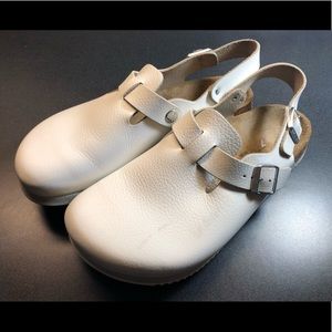 Birkenstock Tokio Professional White Leather